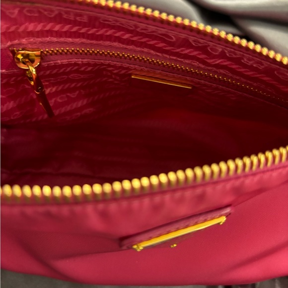 Prada Pink Nylon Cosmetic Pouch - Picture 2 of 10
